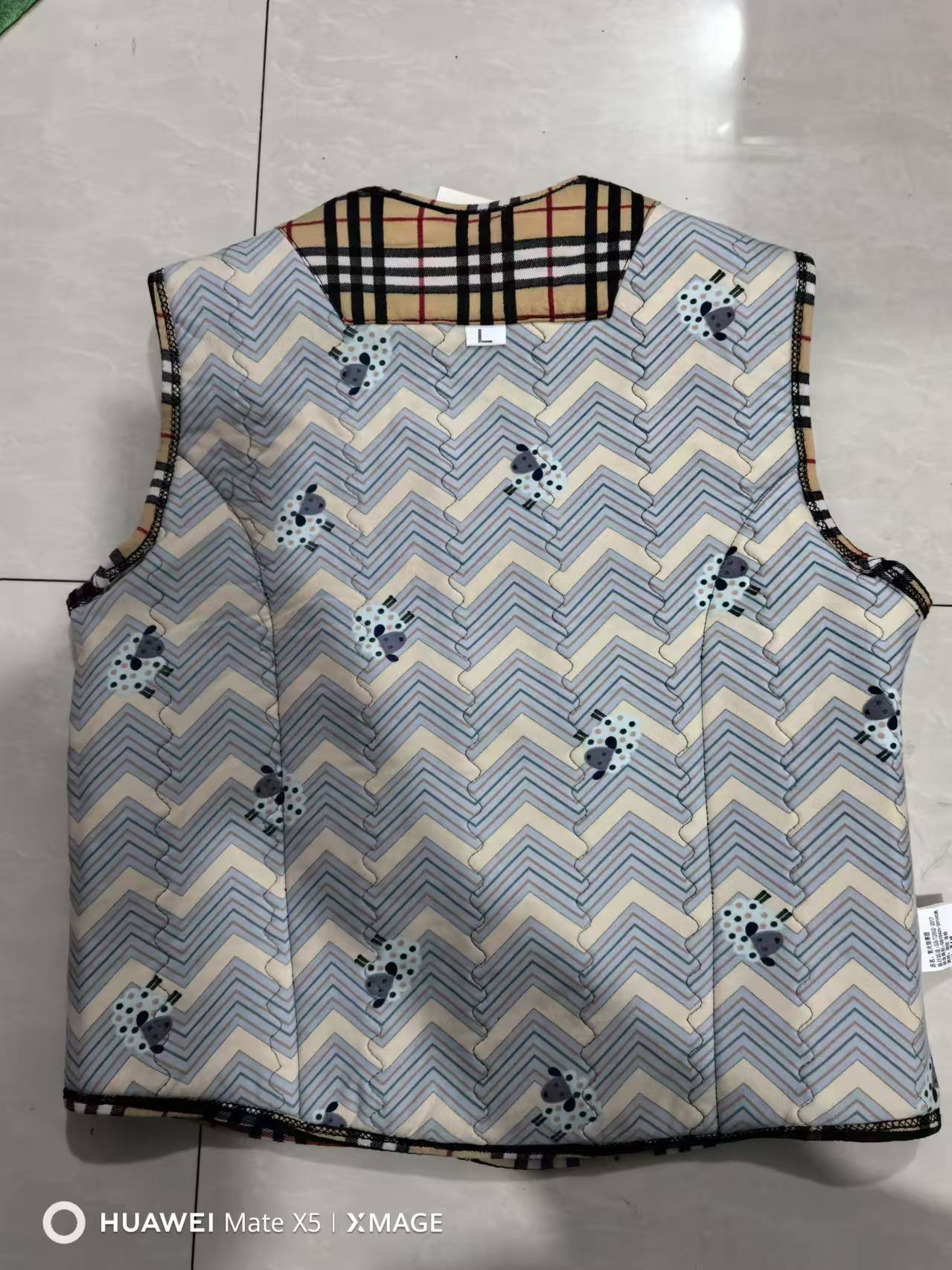 千鸟格超柔超软马甲