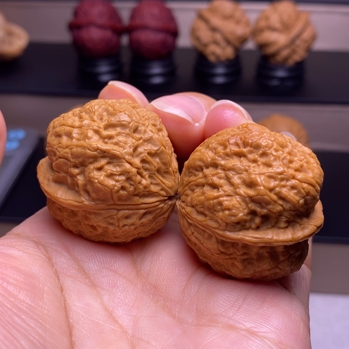 把件文玩核桃黄金元宝蟾32