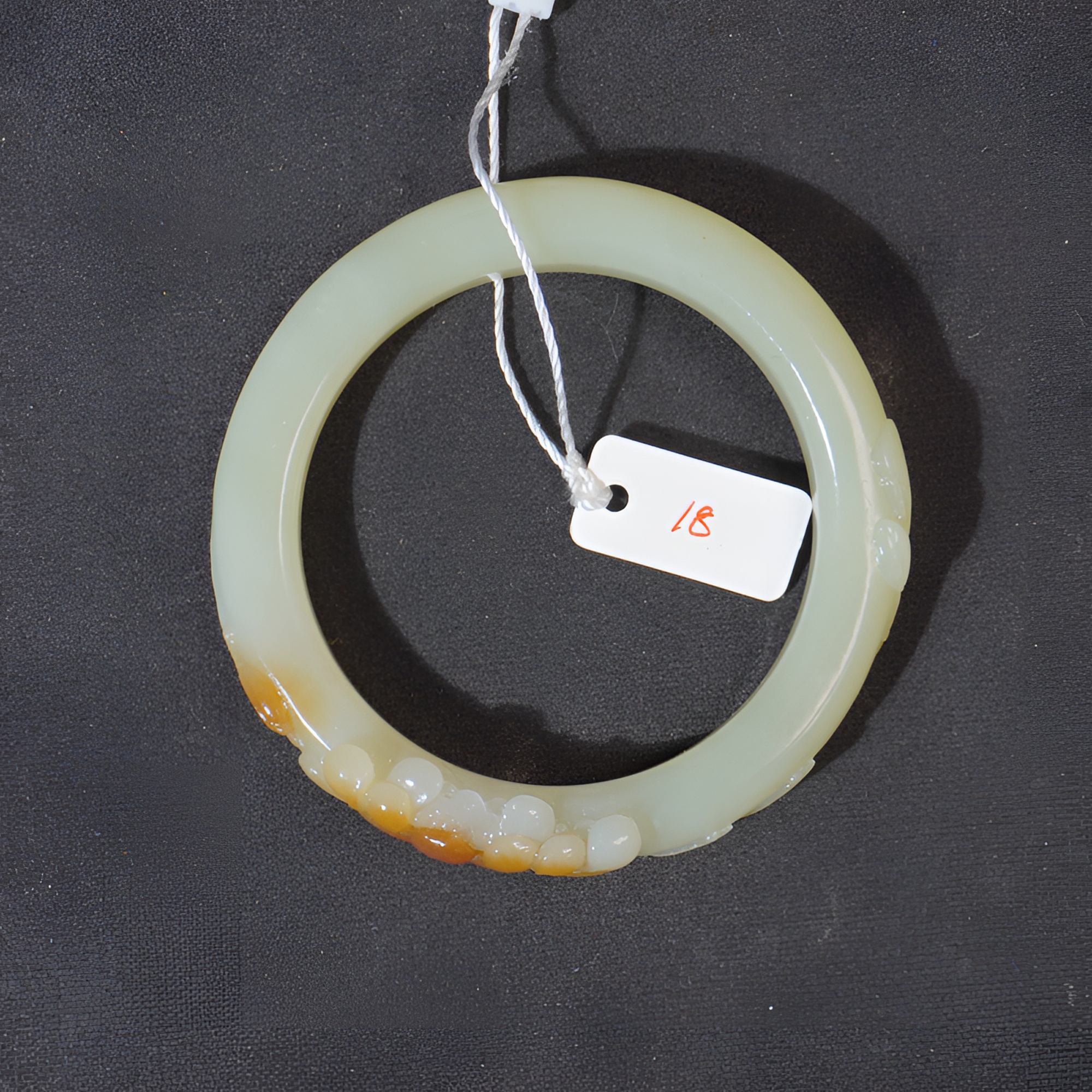 6SYN2  清  和田玉手镯