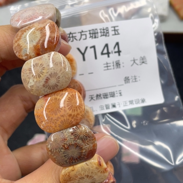 硅化珊瑚（珊瑚玉）合金颈饰