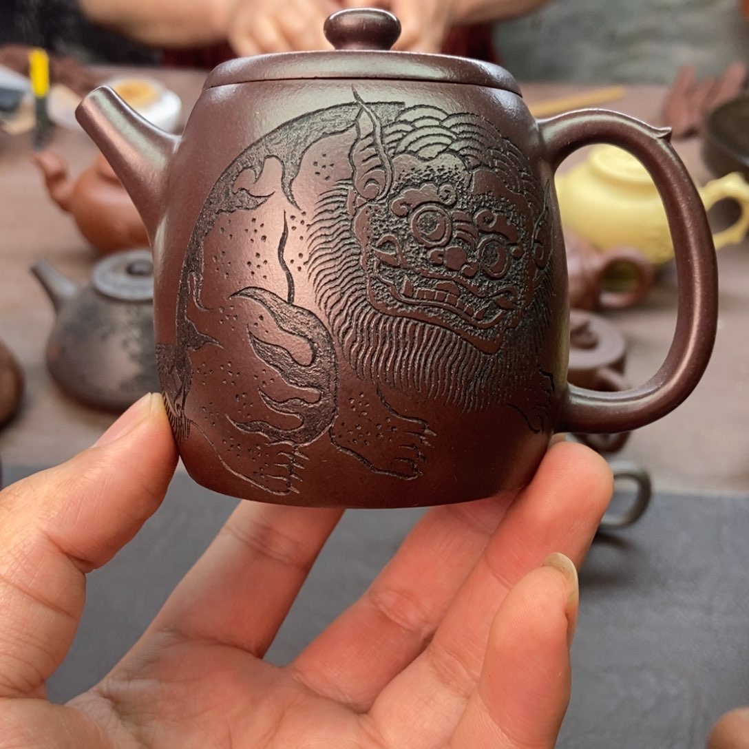 茶壶紫砂220 容量宜兴紫砂壶