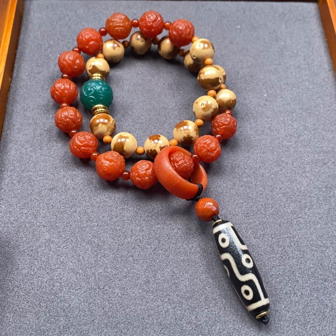 菩提把件未镶嵌紫金鼠