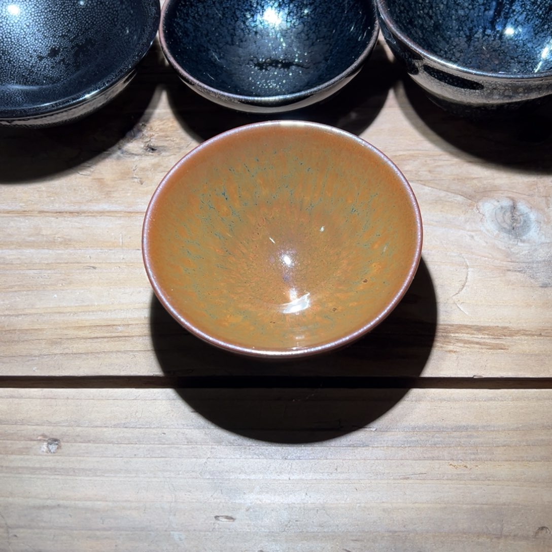 茶盏老木头柴烧建盏精选1