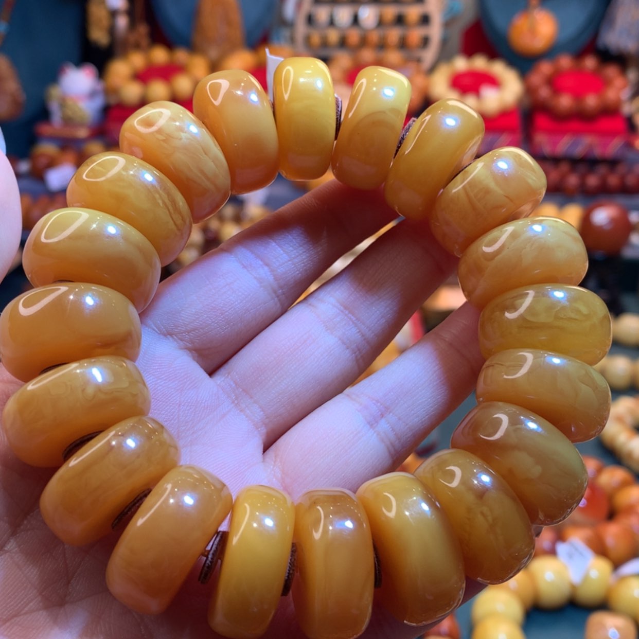 【闪购商品】蜜蜡手串未镶嵌蜜蜡手串