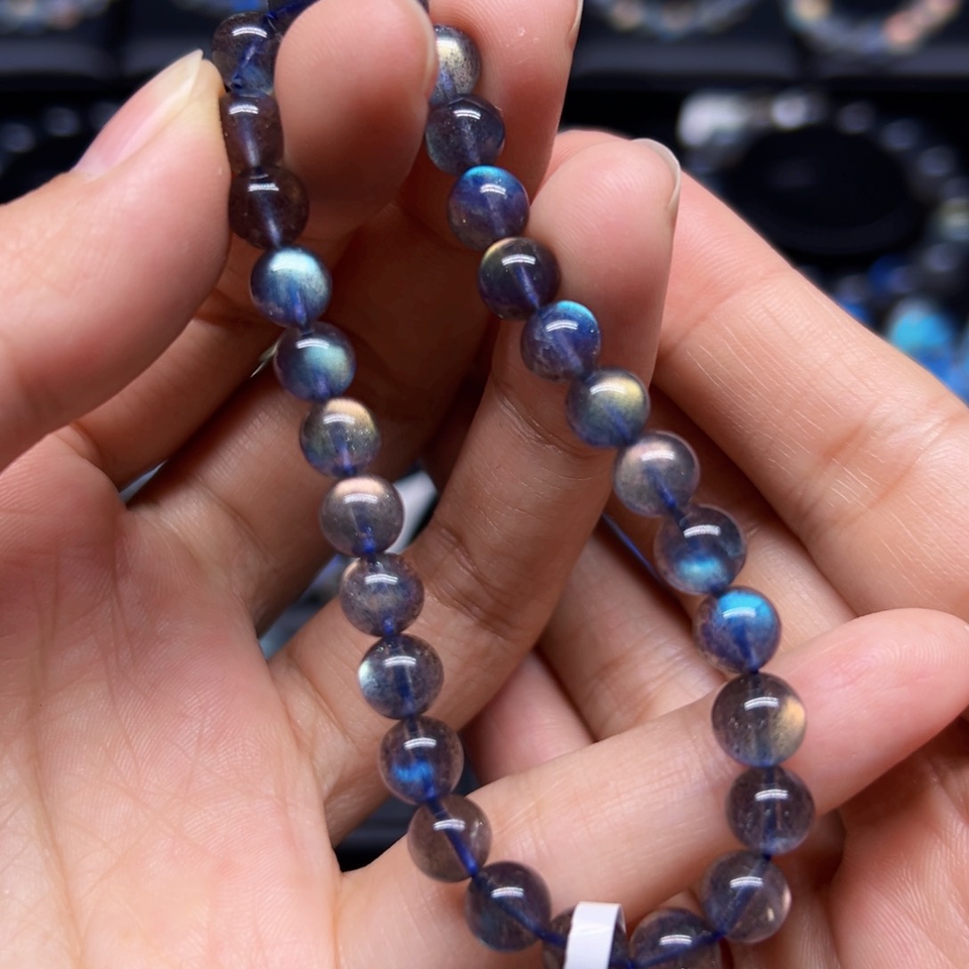 未镶嵌手链长石6.9左右