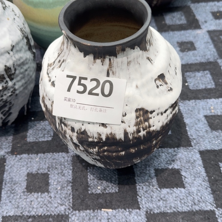 ️****瓷片景德镇高温花器编码7520高28口8默认无孔