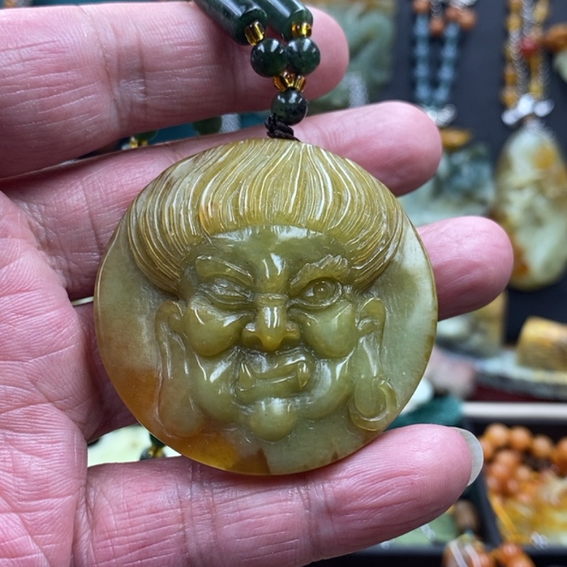 【闪购商品】蛇纹石玉吊坠未镶嵌