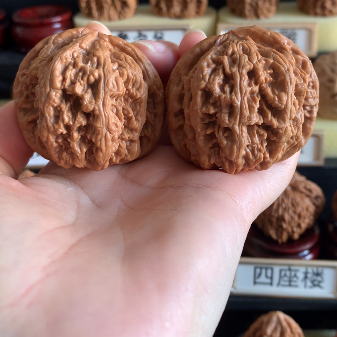 把件文玩核桃文玩核桃粗筋48