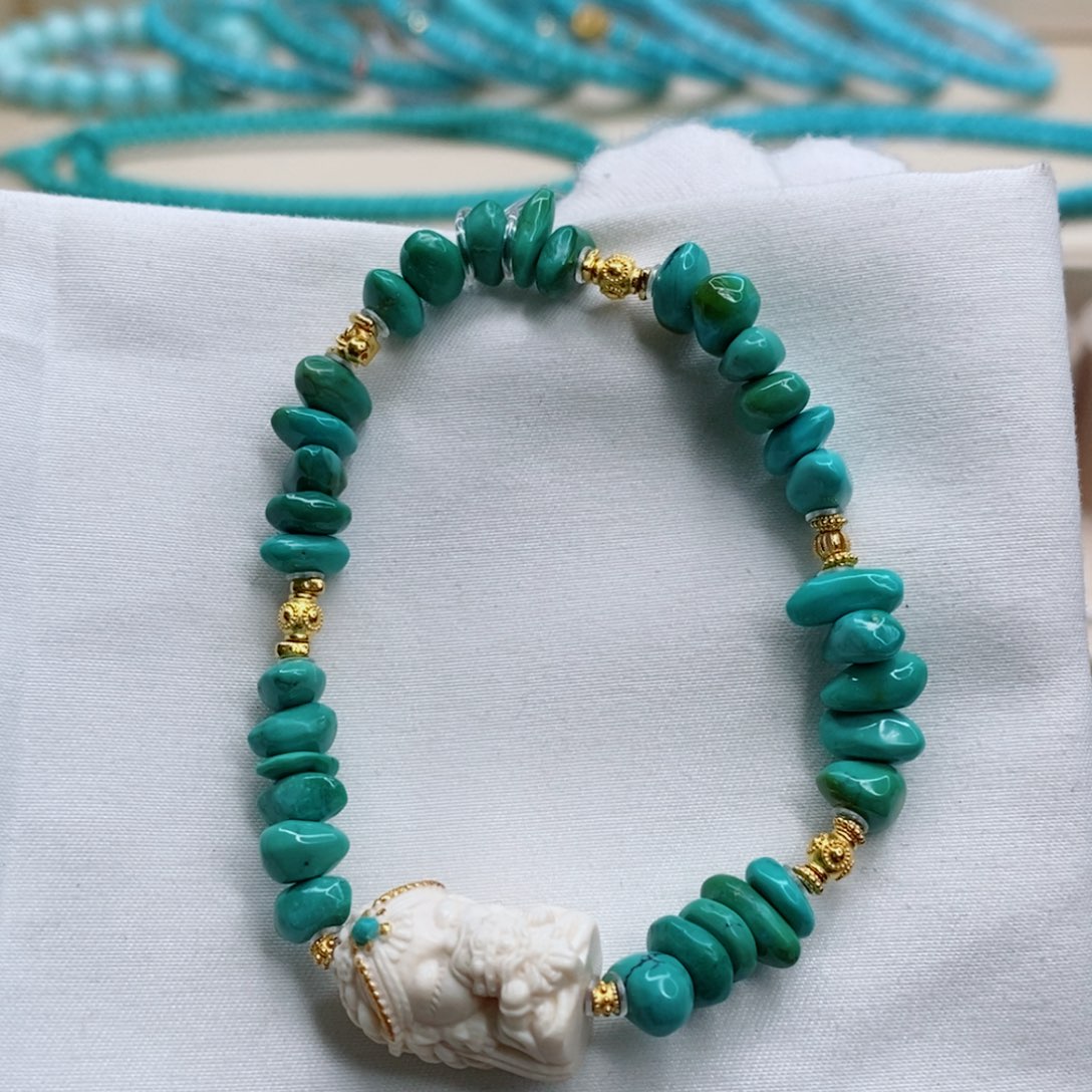 绿松石珠宝奇石未镶嵌