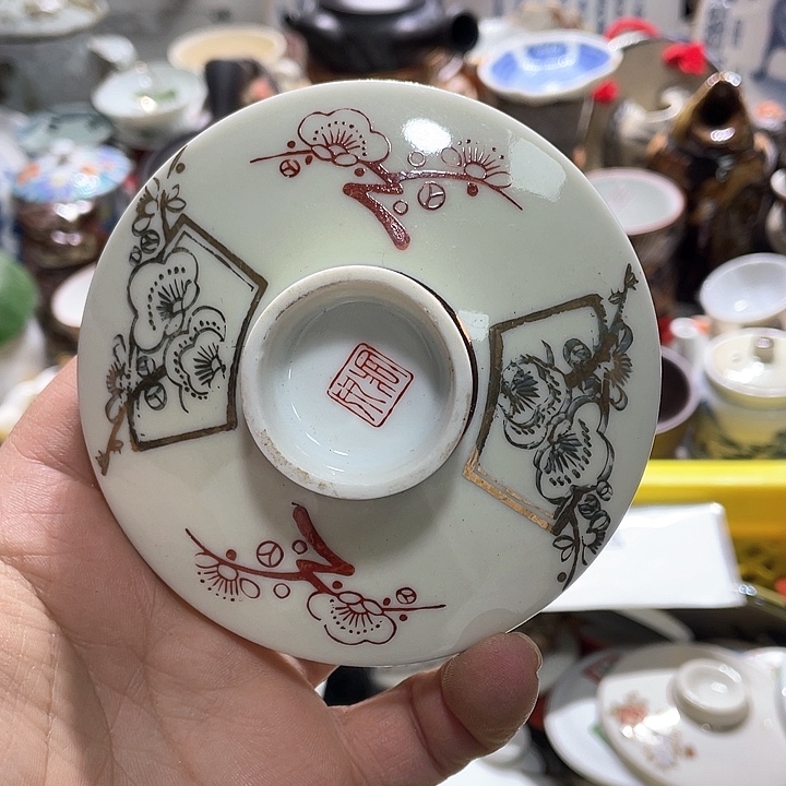 瓷片在一起的时候就是这样一