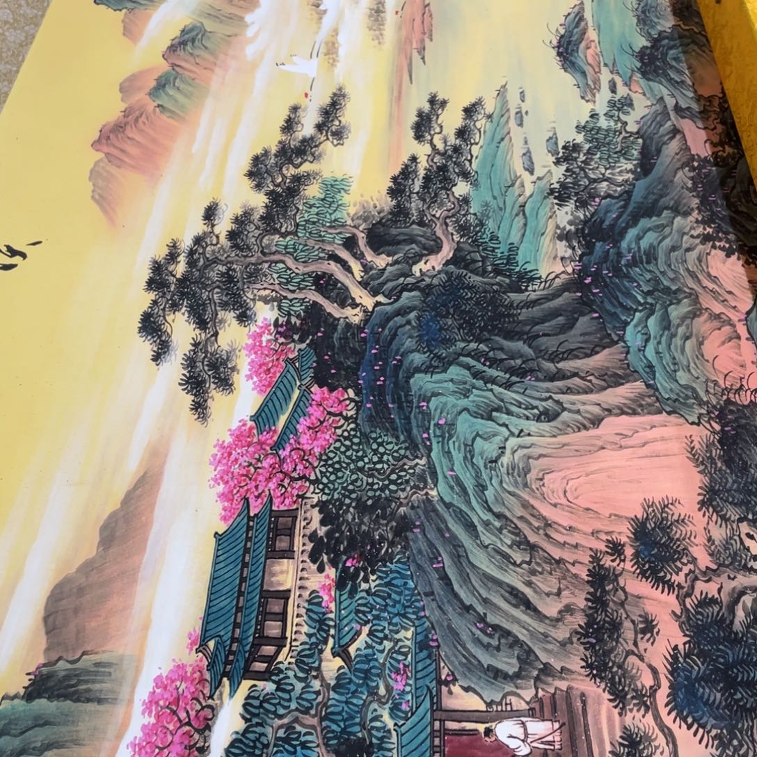 国画老师手绘带运险w