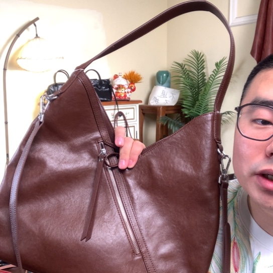 进口头层牛皮女包