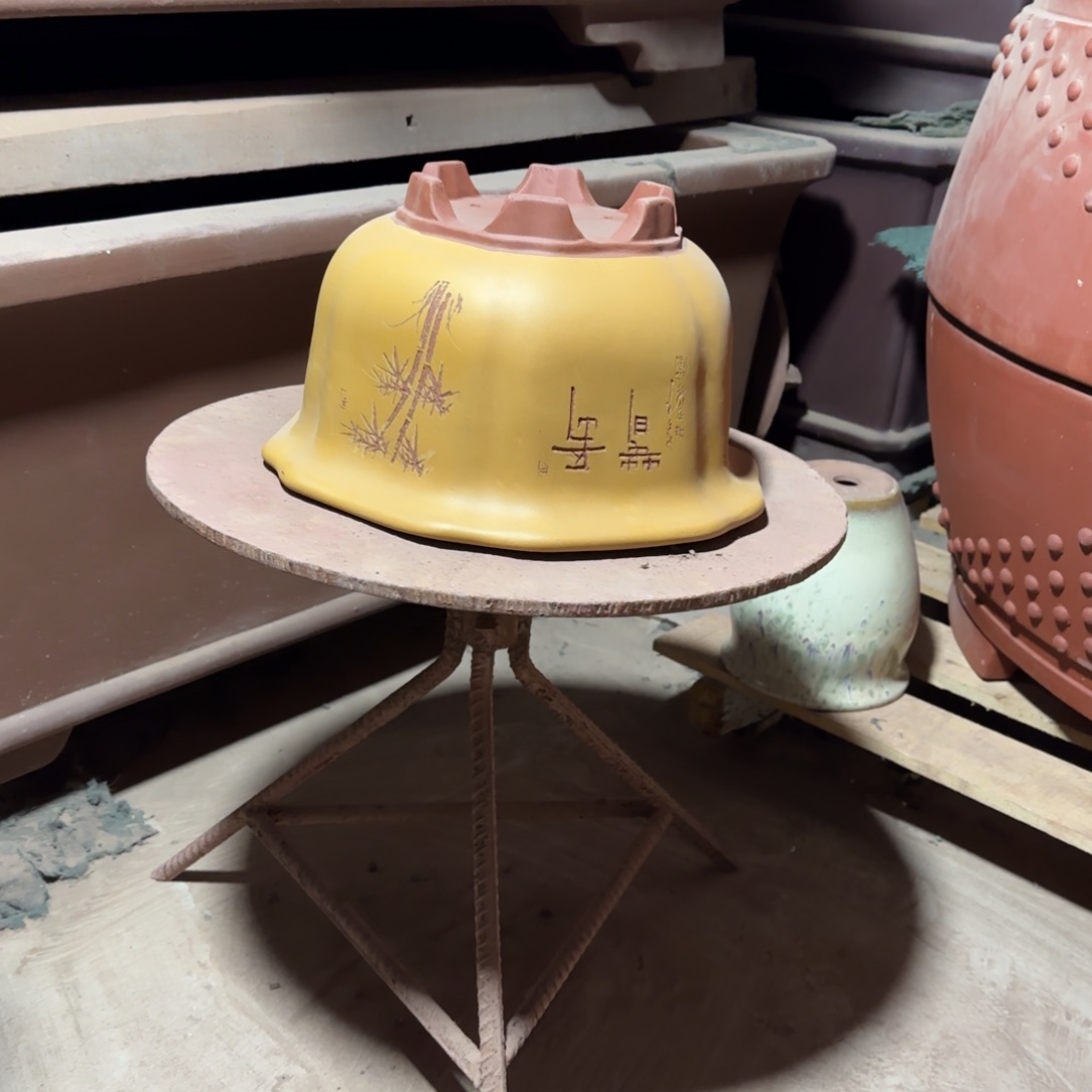 涛***哥紫砂花盆宜兴丁山紫砂花盆