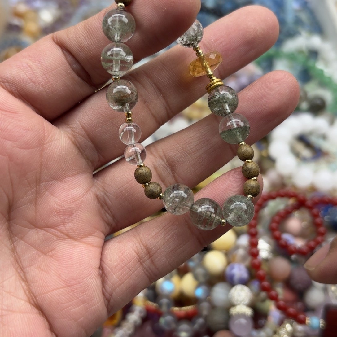 手链水晶银S925镶嵌