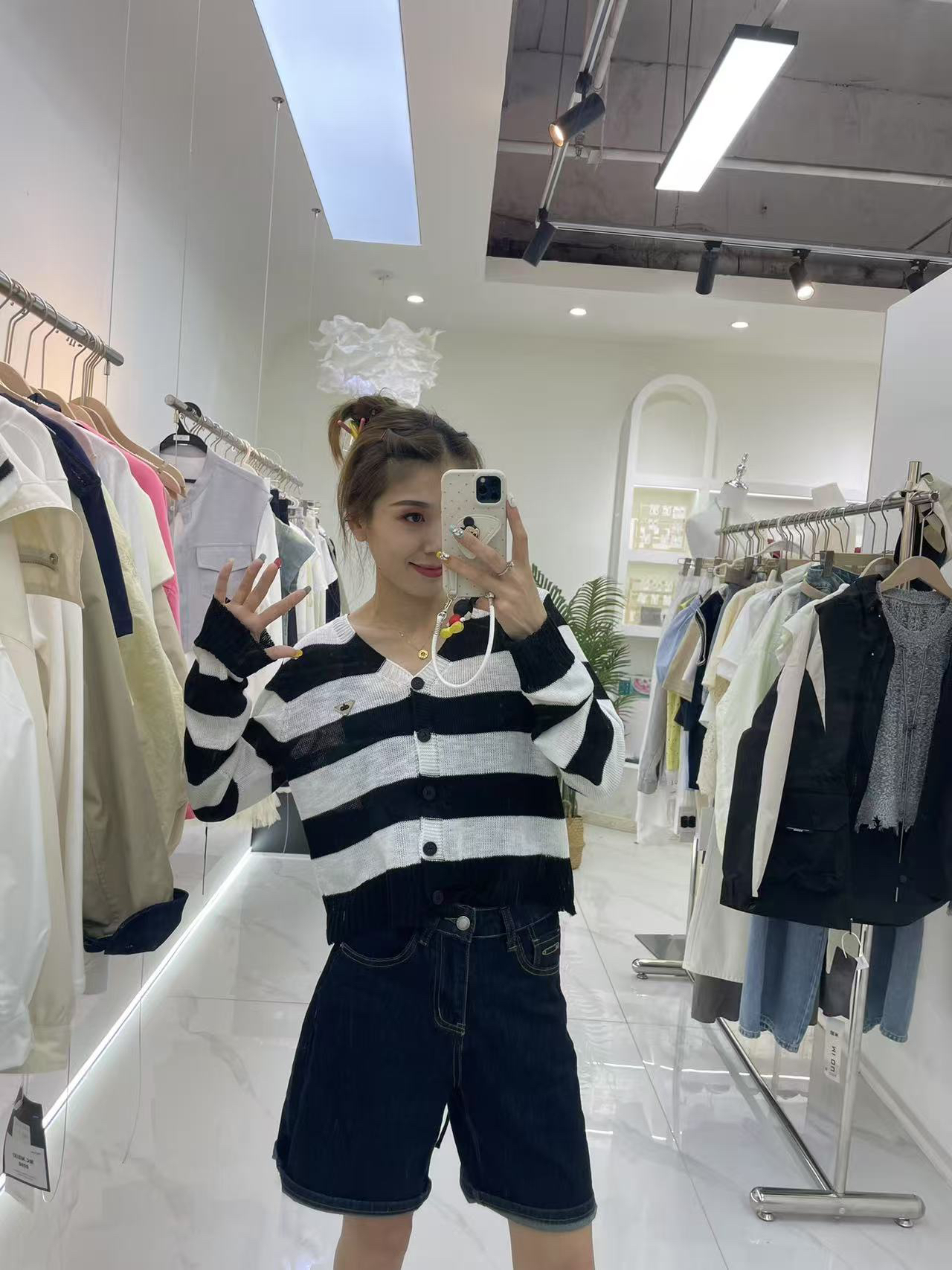 韩版实体穿搭裤子