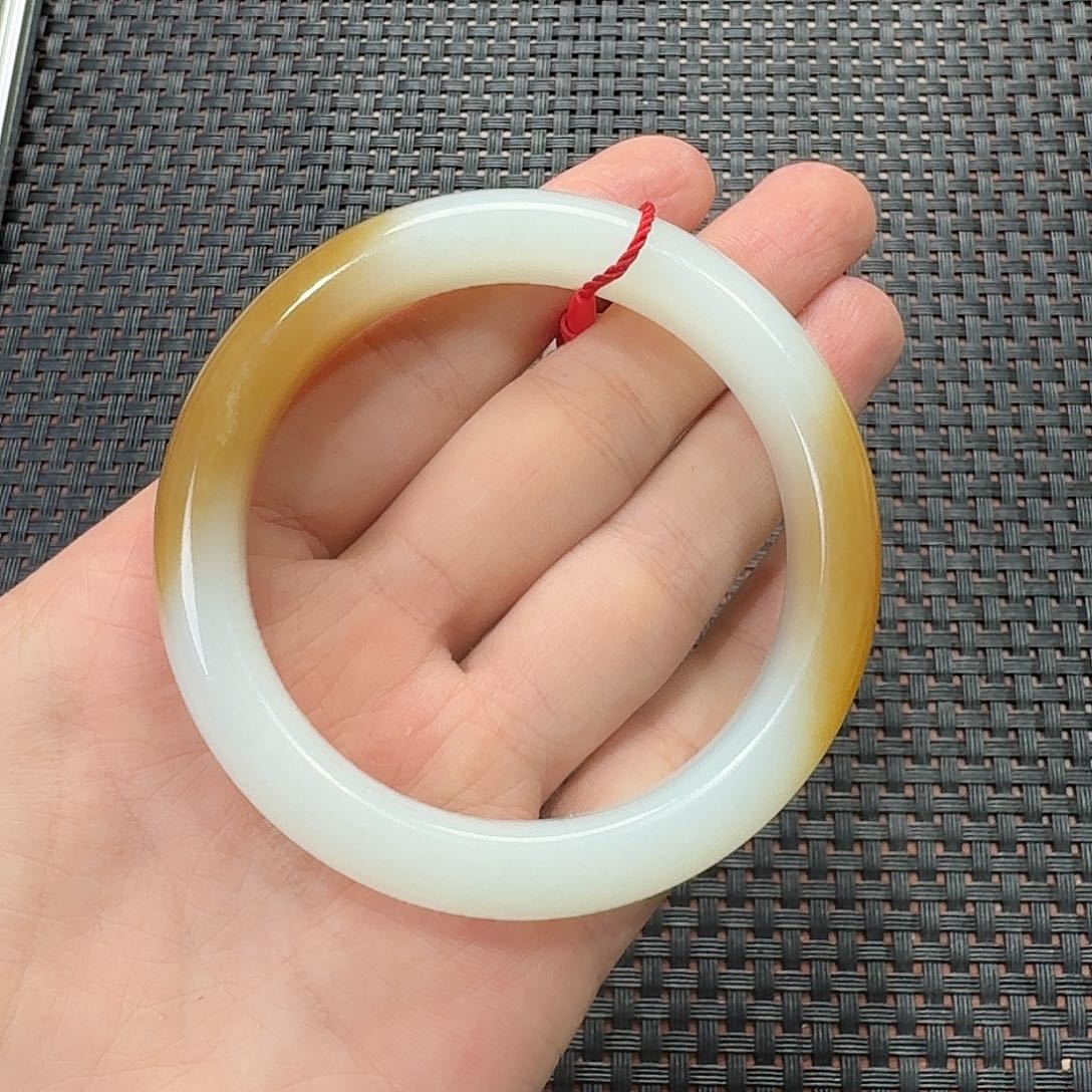 和田玉未镶嵌挂件金山卡52+手镯