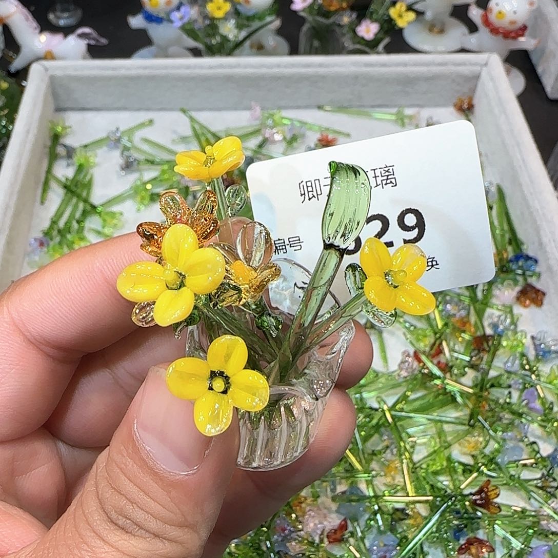 琉璃手工艺品629插花