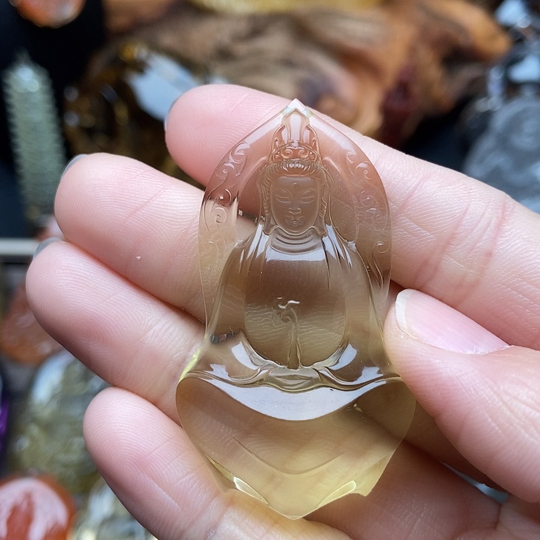 水晶吊坠未镶嵌吊坠