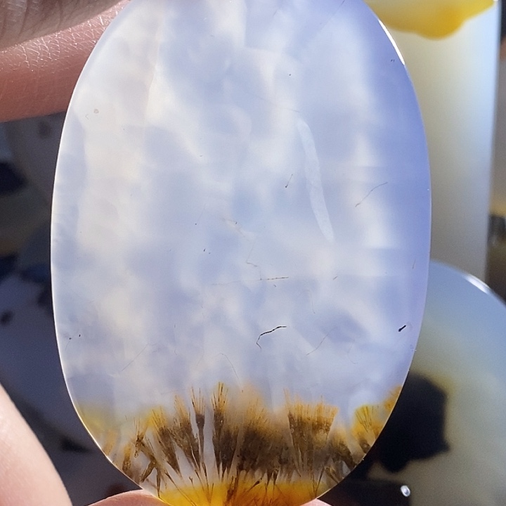 未镶嵌颈饰玛瑙/玉髓简**福