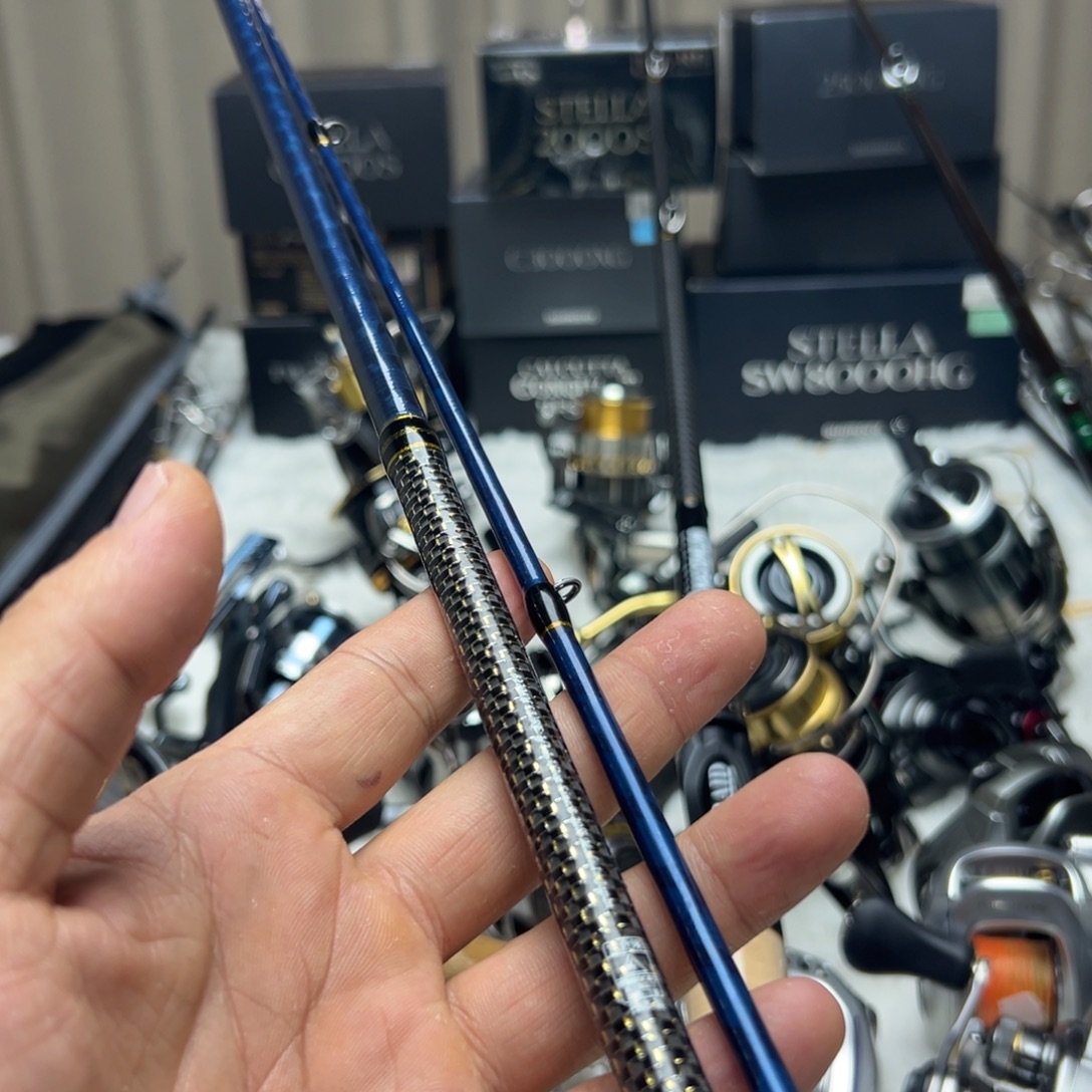 3.8m碳素路亚杆12345678