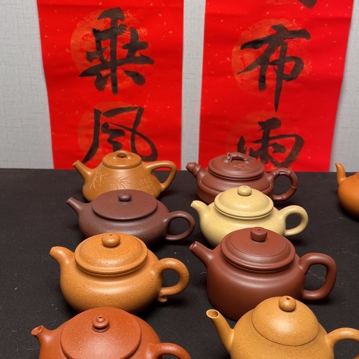 紫砂壶传****店全手工黄金段