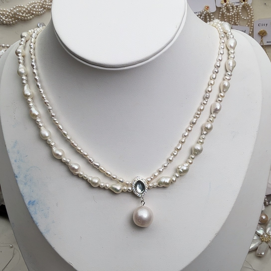 颈饰淡水珍珠未镶嵌