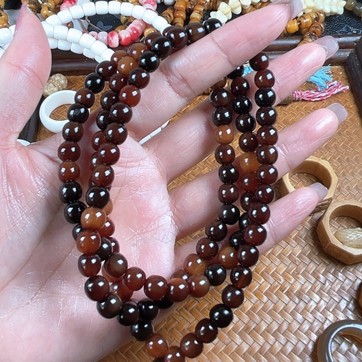 鹿骨手串/手链驼骨驼骨49，0.8