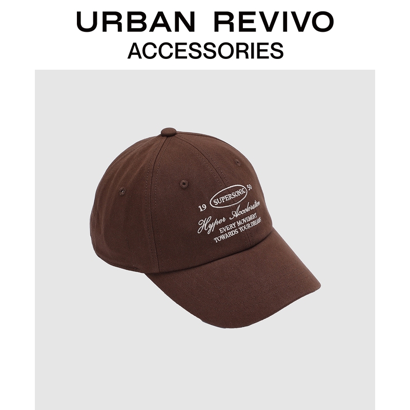 【七夕主题款】URBAN REVIVO2025秋季新款女刺绣棒球帽UAYA50255
