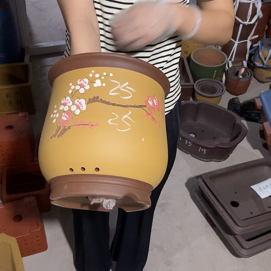 紫砂花盆紫砂花盆