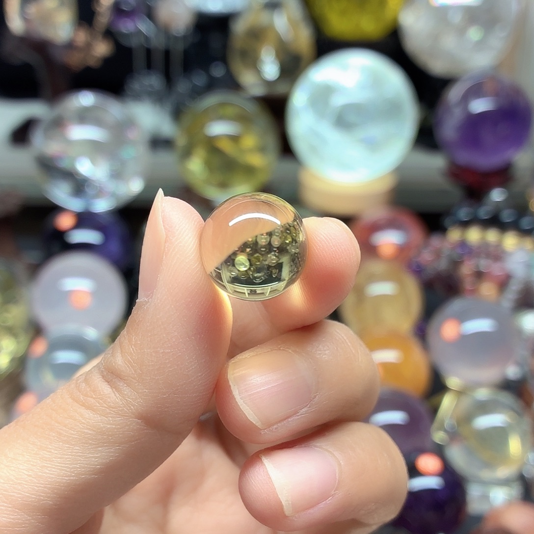 于***】水晶未镶嵌珠宝半成品净体16黄水晶