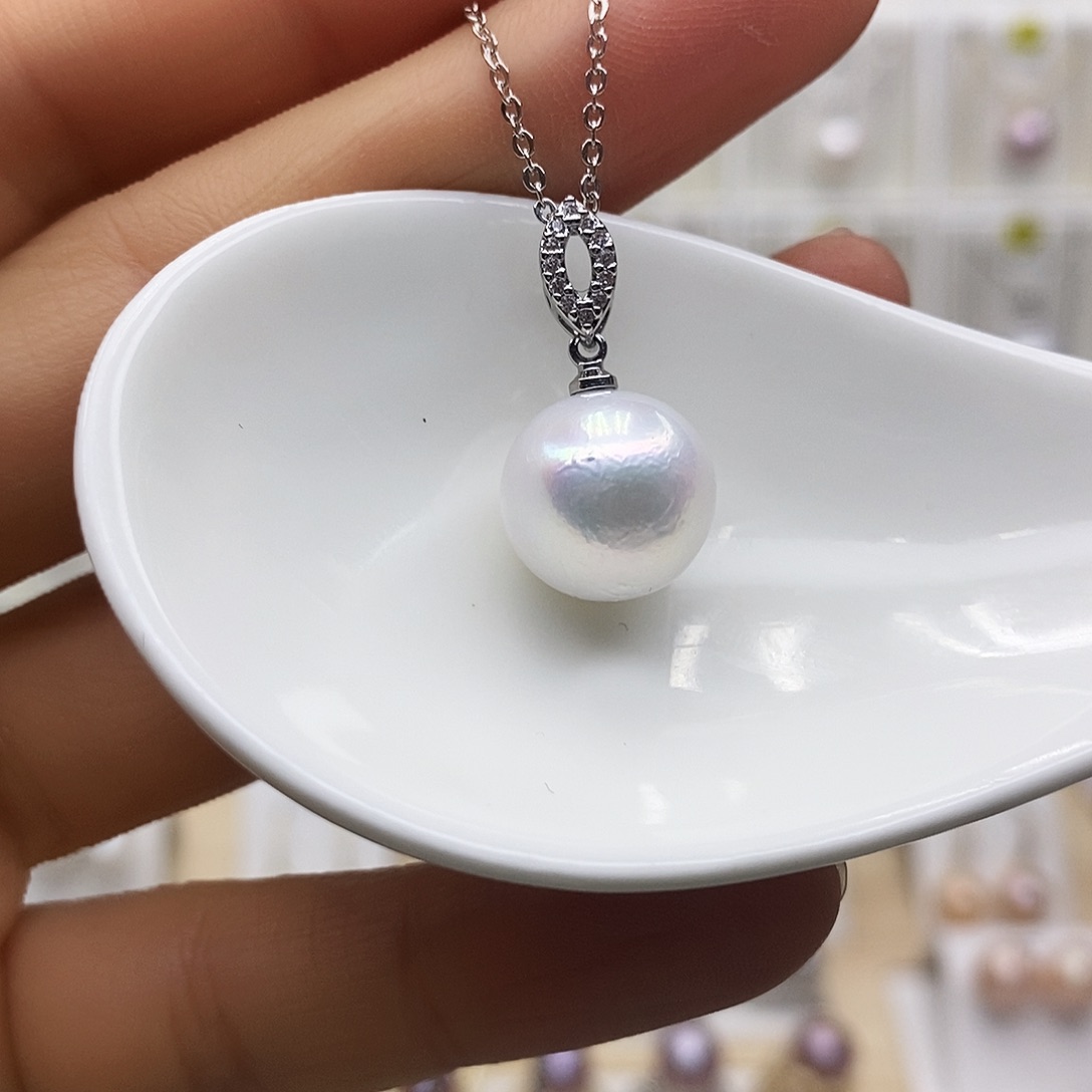 淡水珍珠颈饰合金