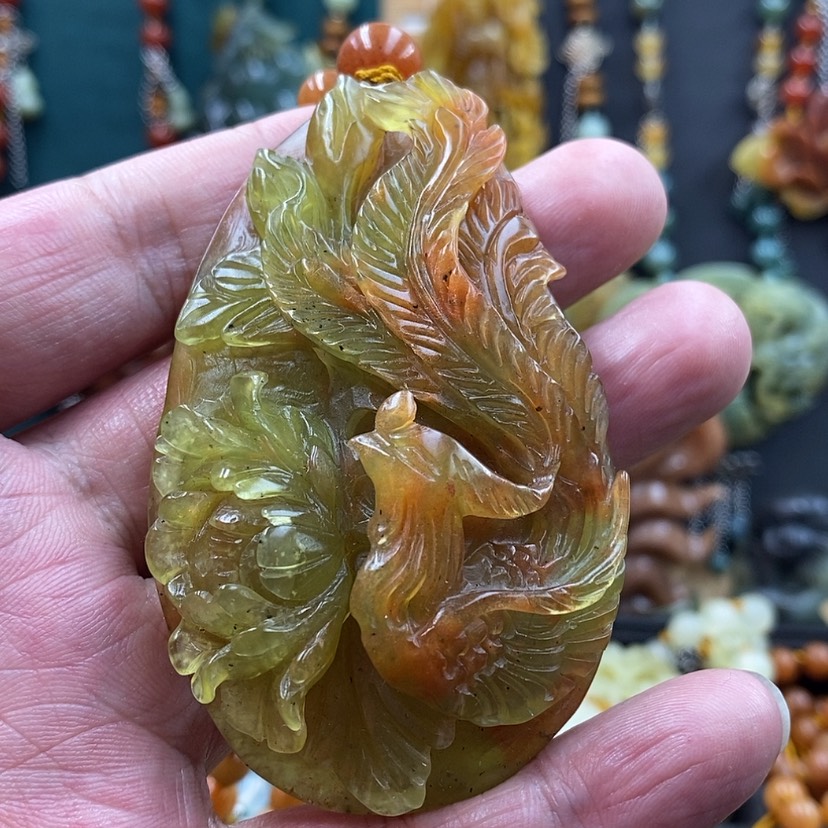 【闪购商品】未镶嵌蛇纹石玉吊坠