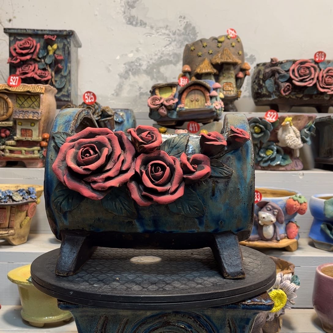 陶瓷524 号陶然花盆