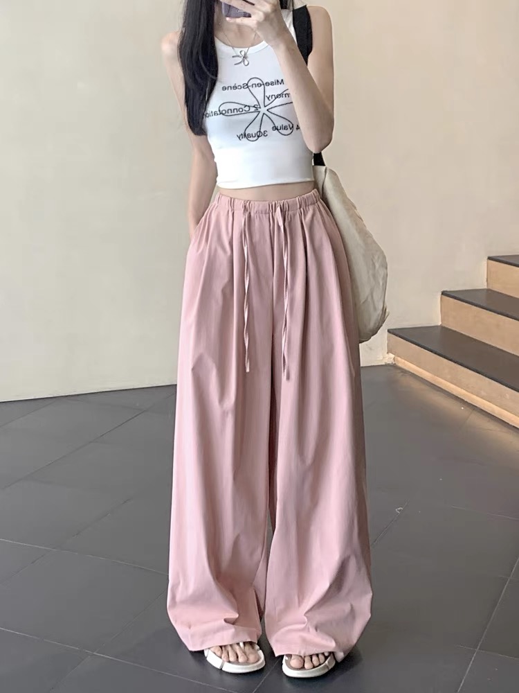 15786夏季新款女装阔腿裤长裤休闲裤