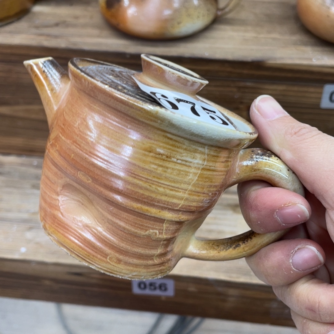 陶纯手工柴烧茶壶茶具瑕瑕