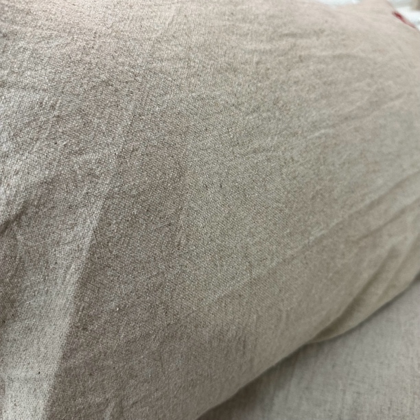 欢喜款雨露亚麻枕巾50×70 麻纤维有浮毛不完美两只枕巾可能有色差