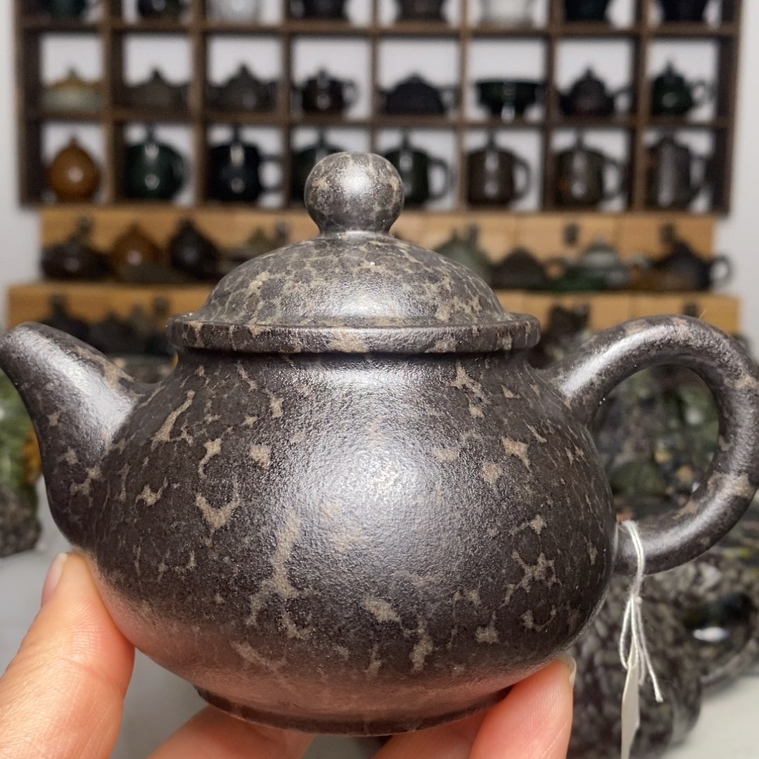 冰碛岩豹纹仿古壶230cc