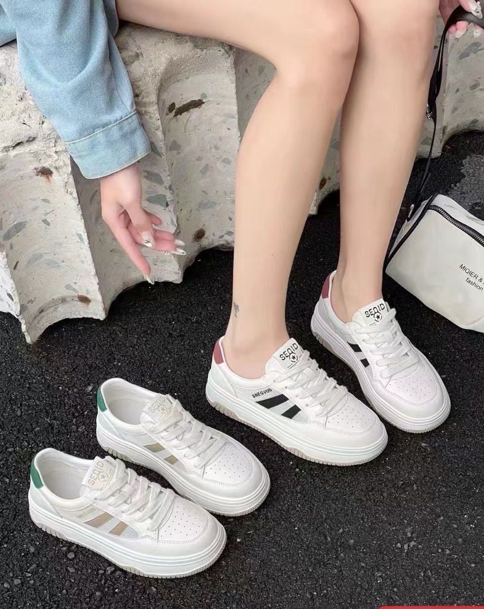 （618新款福利）208-2夏季小白鞋平底网面透气休闲百搭舒适不挑人
