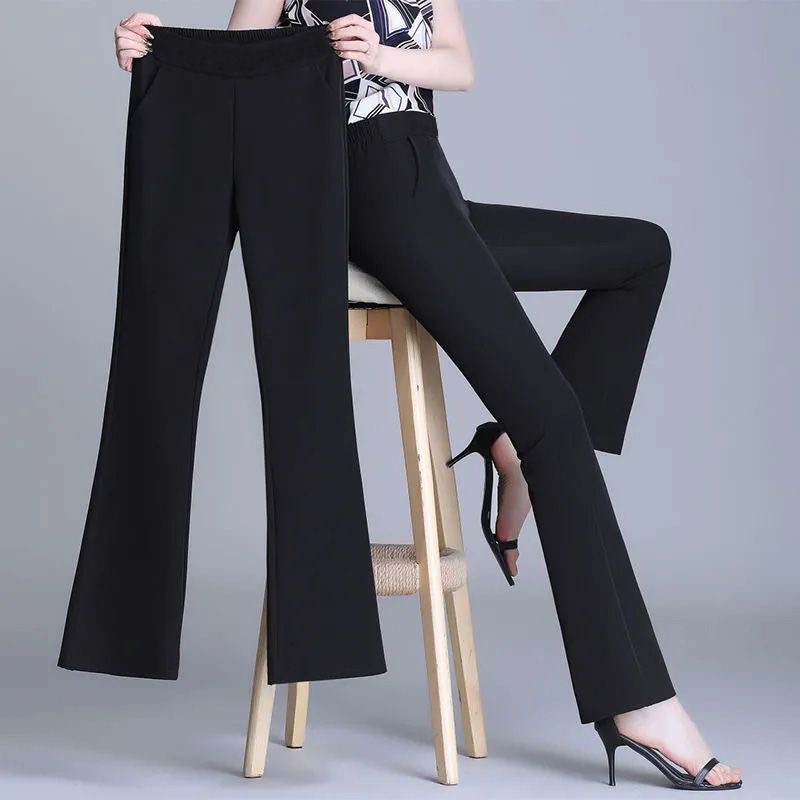 D微喇裤新款春季时尚百搭休闲3-8补【12】