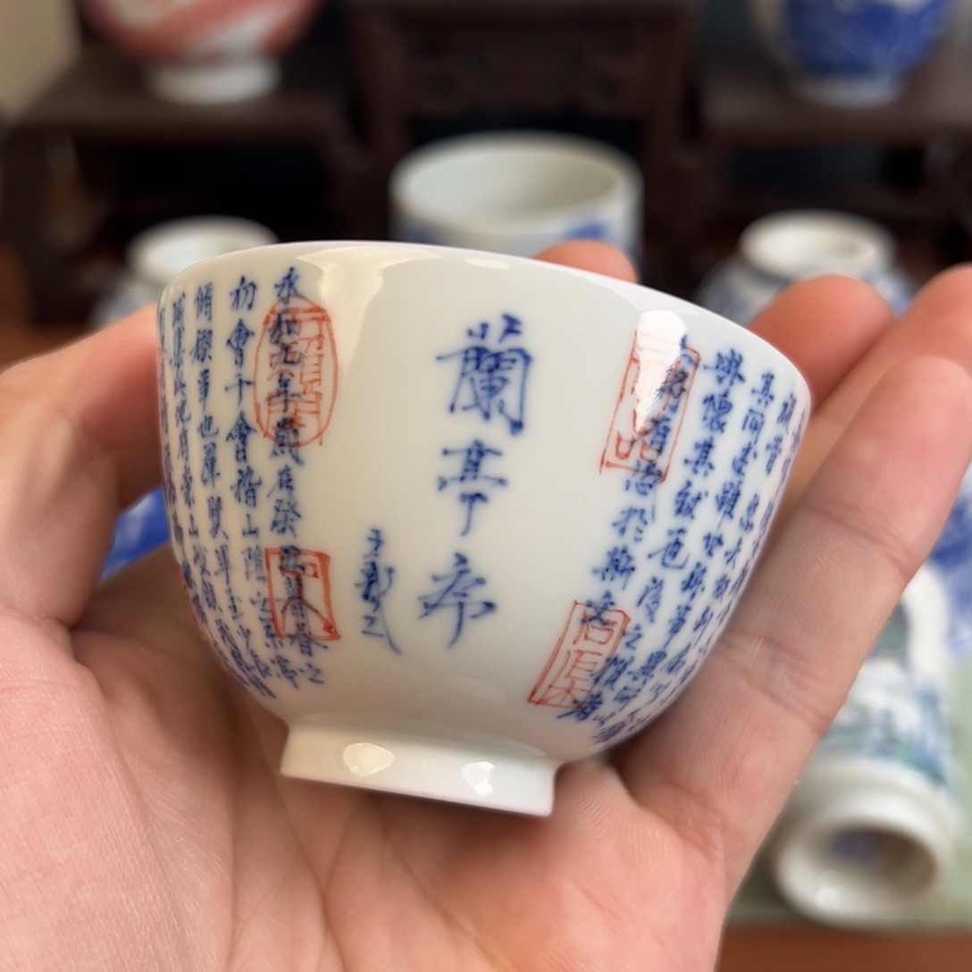 瓷片景德镇瓷器手工手绘