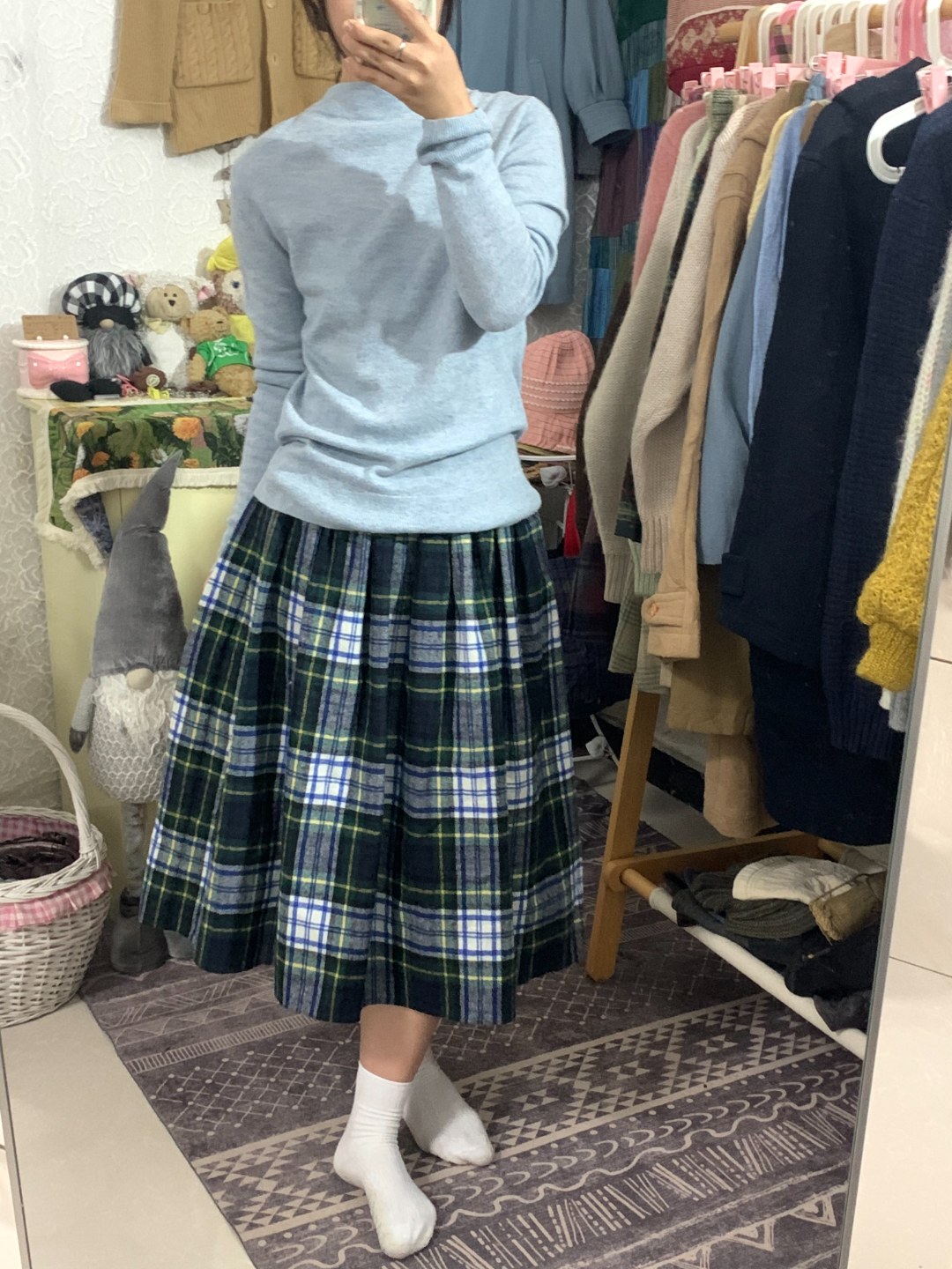 古着中古森系半身裙