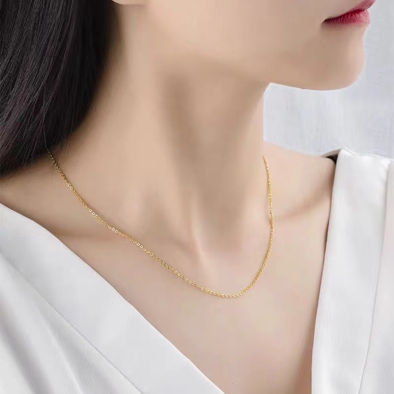 18K金小蛮腰原创设计时尚百搭项链