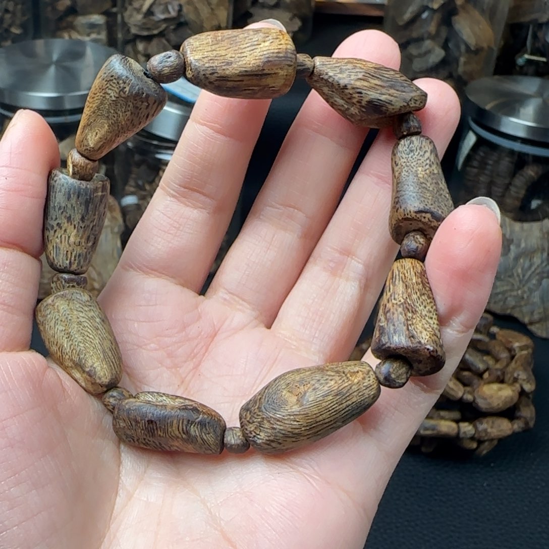 沉香沉香碎屑奇楠淳化料树丁随型单圈15