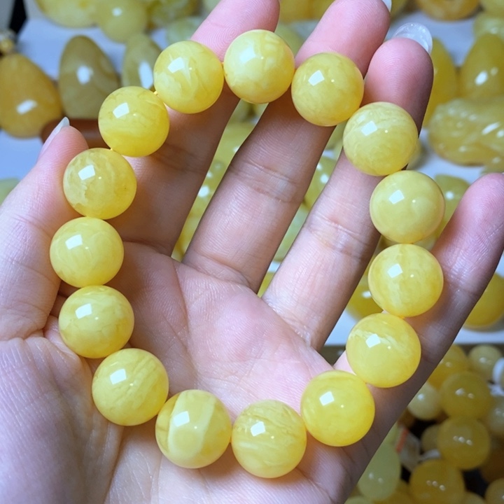 未镶嵌琥珀手链天然无优化琥珀蜜蜡