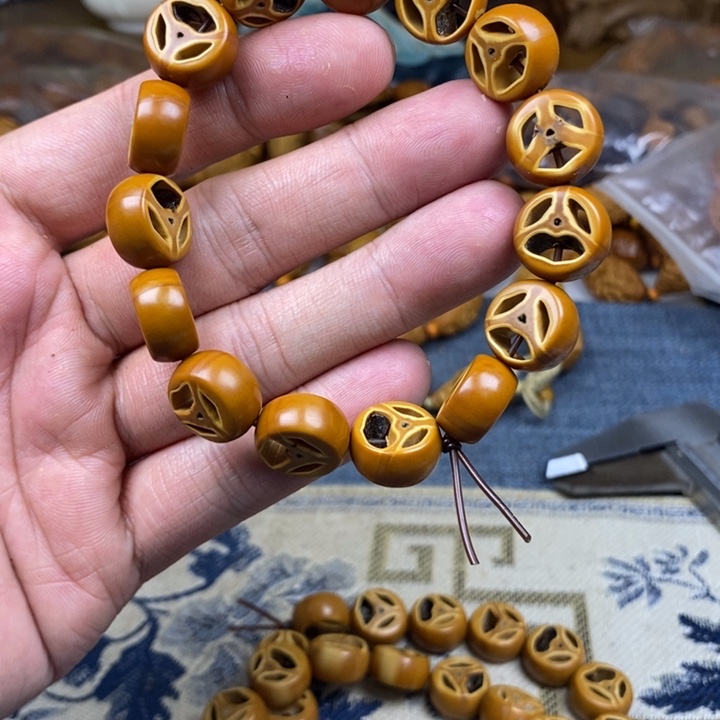 橄榄核手串/手链橄榄核雕工艺手串