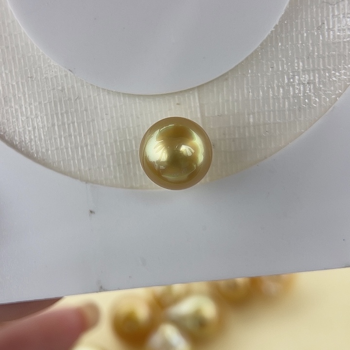 未镶嵌海水珍珠颈饰10.2 金珠 鎏金 戒指H8