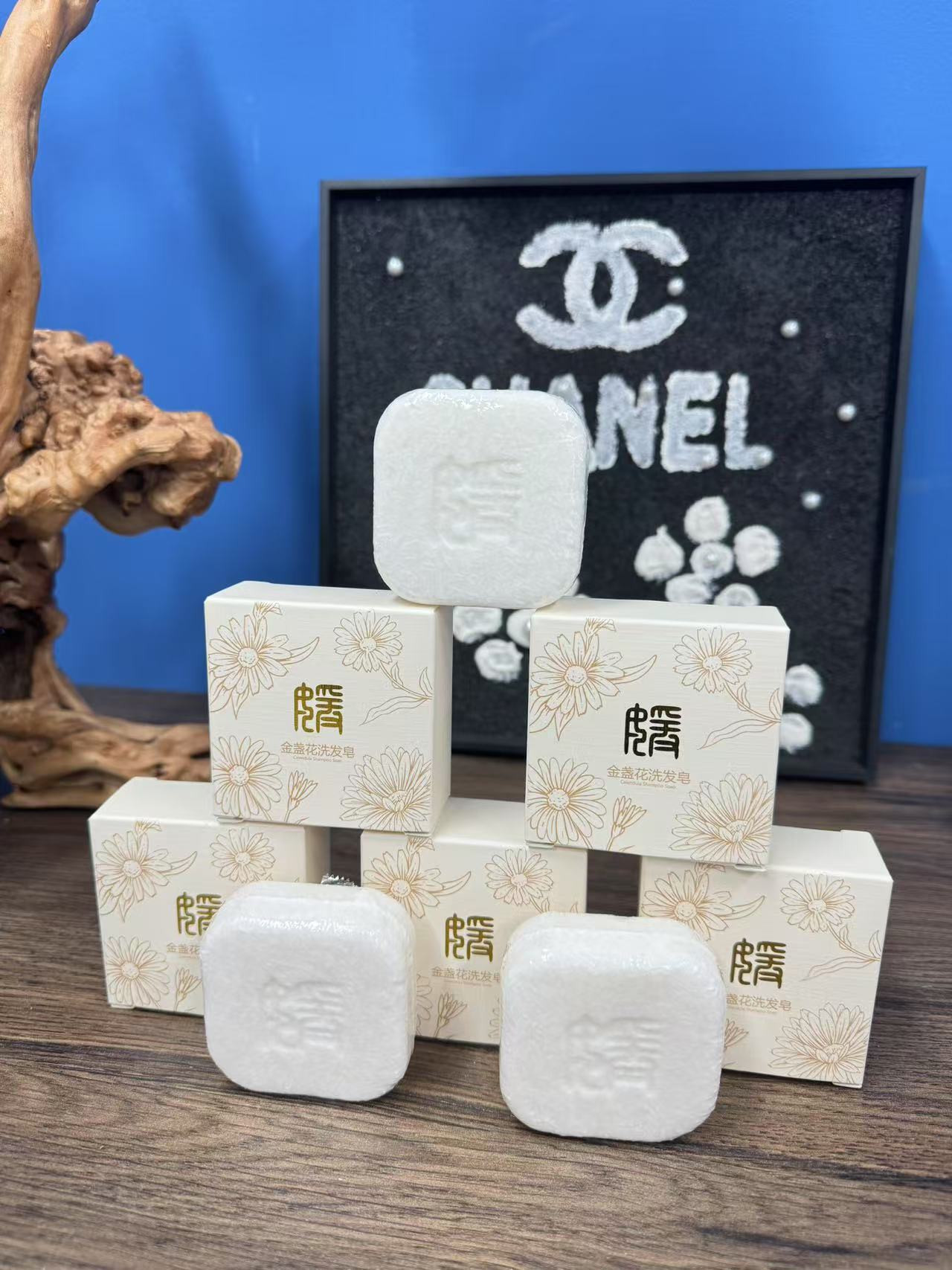 名媛纪升级款金盏花洗发皂