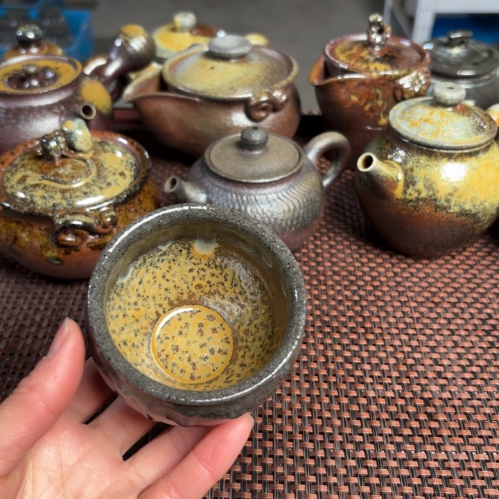 紫砂茶杯小水缸杯