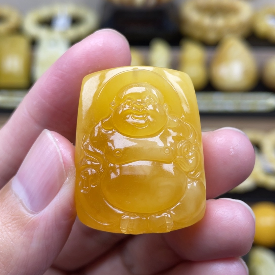 琥珀裸石未镶嵌琥珀蜜蜡