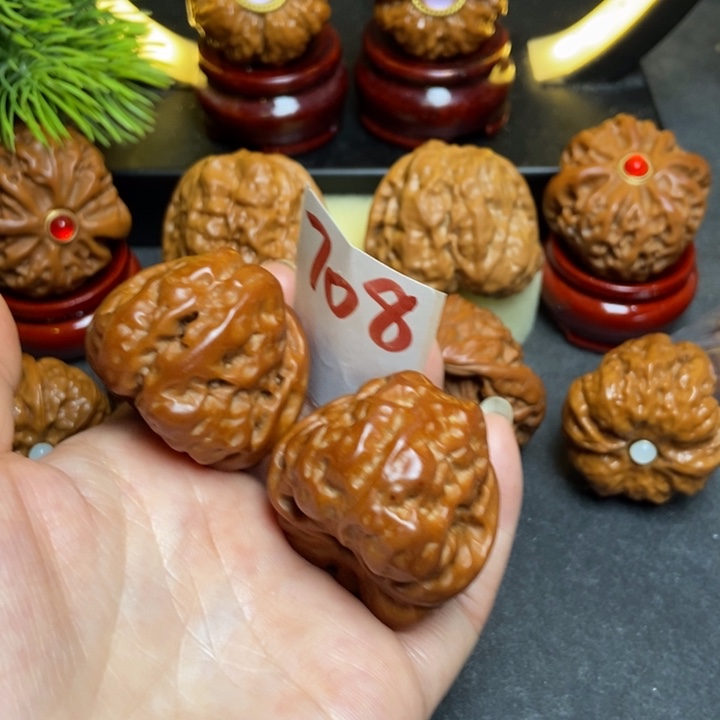 文玩核桃把件38蛤蟆708